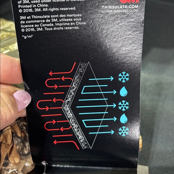 Realtree Edge Storm Proof,Rip Stop,wind/water resist,thinsulate,convert,pop top - Picture 7 of 13